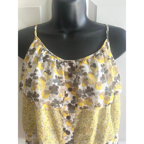 Y2K Womens Apostrophe Petite Blouse S Tiered Cottagecore Boho Feminine Romantic‎ - Picture 2 of 5